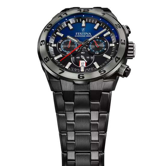 OROLOGIO FESTINA SPECIAL EDITIONS F20673/1 AZZURO CINGHIA ACCIAIO INOSSIDABILE 316L, UOMO