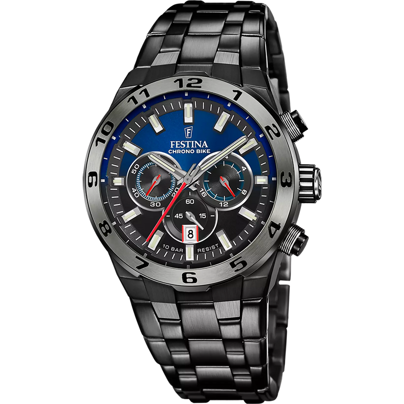 OROLOGIO FESTINA SPECIAL EDITIONS F20673/1 AZZURO CINGHIA ACCIAIO INOSSIDABILE 316L, UOMO