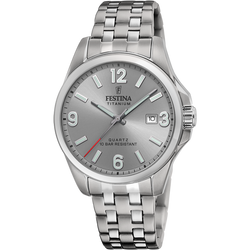 OROLOGIO FESTINA F20696/2 GRIGIO CINGHIA TITANIO, UOMO
