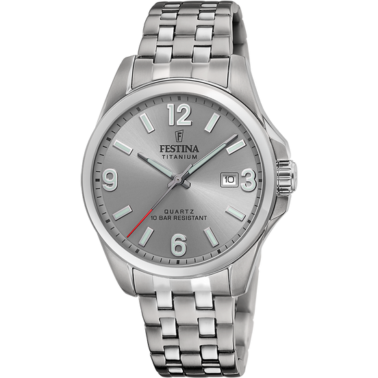 OROLOGIO FESTINA F20696/2 GRIGIO CINGHIA TITANIO, UOMO