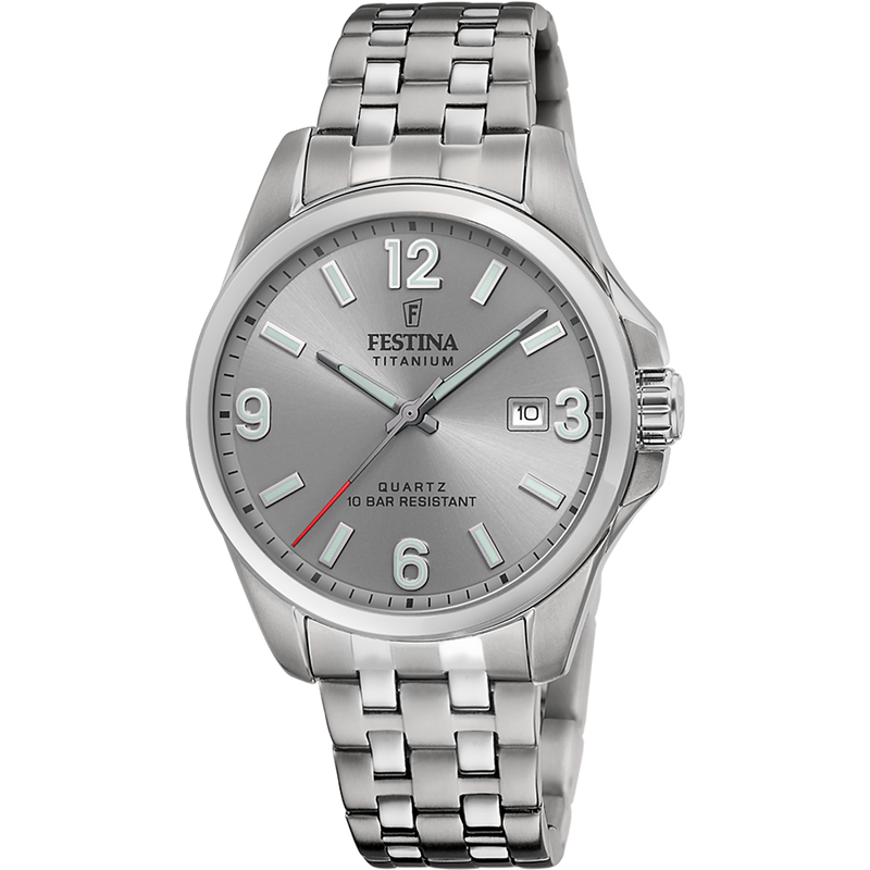 OROLOGIO FESTINA F20696/2 GRIGIO CINGHIA TITANIO, UOMO