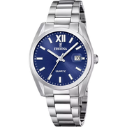 Orologio da Uomo Festina F20707/7 – Eleganza Moderna con Acciaio Inossidabile e Quadrante Azzurro