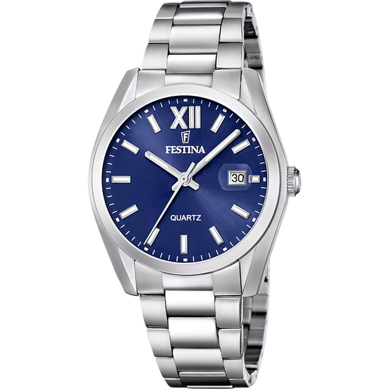 Orologio da Uomo Festina F20707/7 – Eleganza Moderna con Acciaio Inossidabile e Quadrante Azzurro