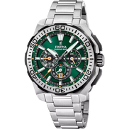 FESTINA - OROLOGIO DA UOMO CHRONO BIKE F20724/3 VERDE CINTURINO IN ACCIAIO