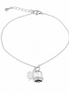 BYSIMON - Bracciale in Argento 925 con campanella portafortuna e quadrifoglio