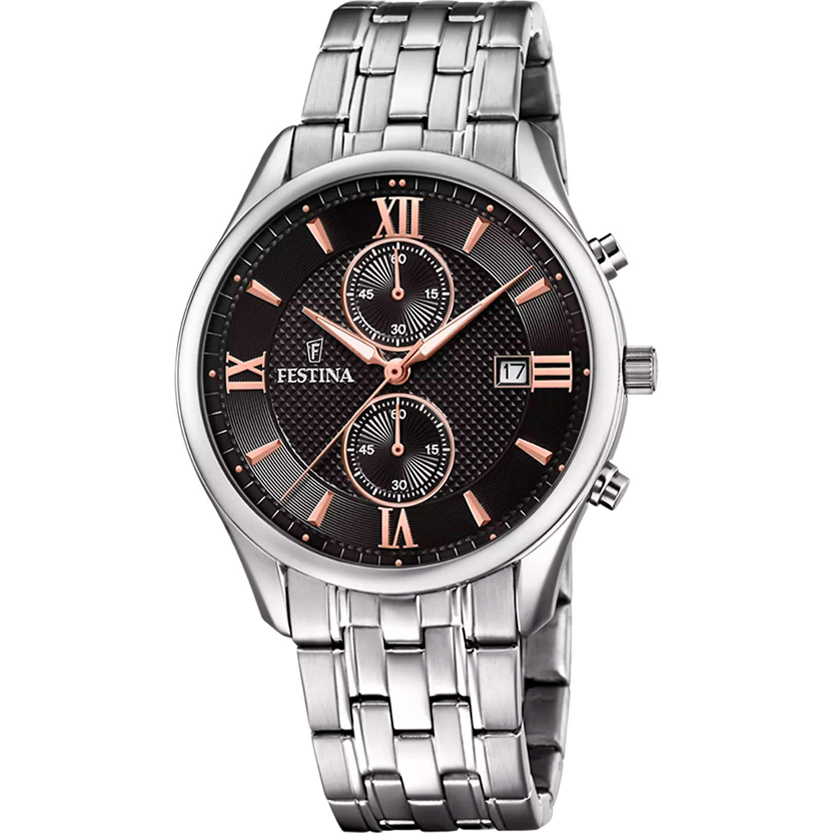 Festina Timeless Chronograph orologio uomo cronografo nero F6854/7