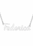 Fico Gioielli - Collana con Nome “Federica” in Argento 925