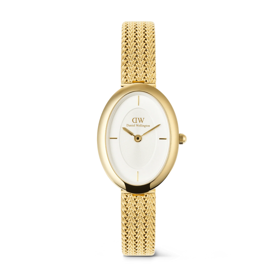 Daniel Wellington - Juliette Braided Mesh White Sunray Gold