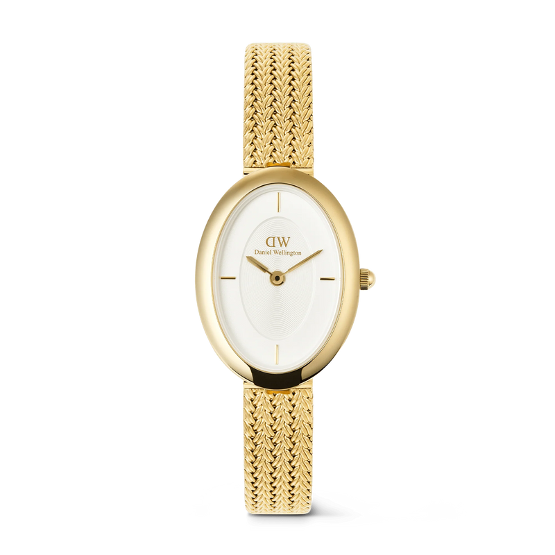 Daniel Wellington - Juliette Braided Mesh White Sunray Gold
