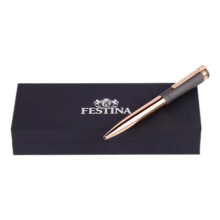 Festina Penna a Sfera Prestige Grigio e Oro Rosa FWS4107/D
