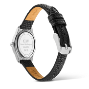 Daniel Wellington - Ophelia Mini Black Lizard White Guilloché Silver