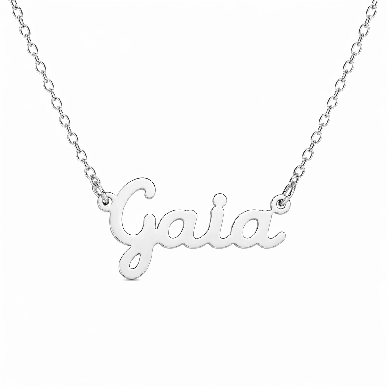 Fico Gioielli - Collana con Nome “Gaia” in Argento 925