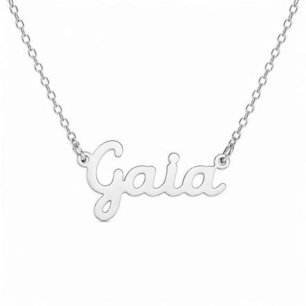Fico Gioielli - Collana con Nome “Gaia” in Argento 925