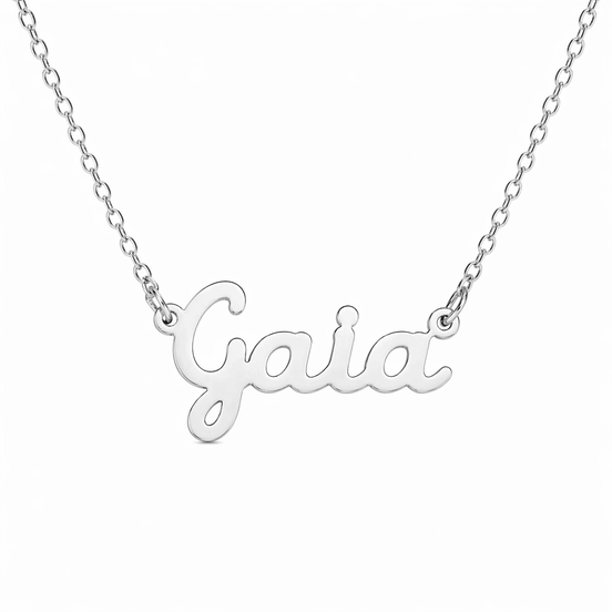 Fico Gioielli - Collana con Nome “Gaia” in Argento 925