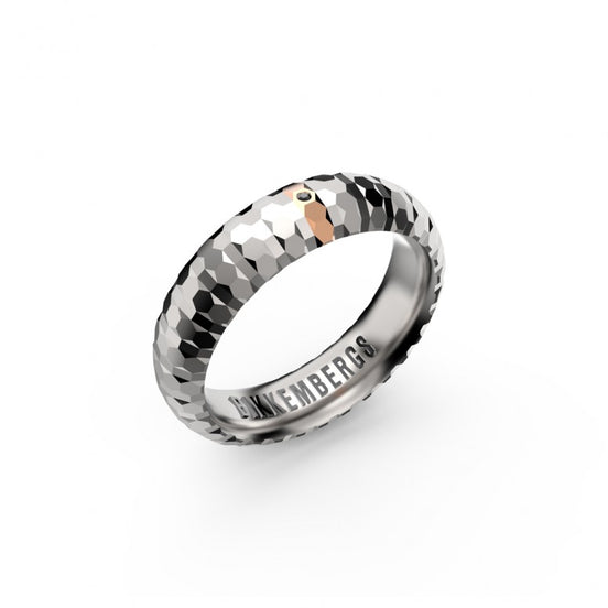 Anello Uomo Bikkembergs Geometrics Con Diamanti GEOR02WW-22