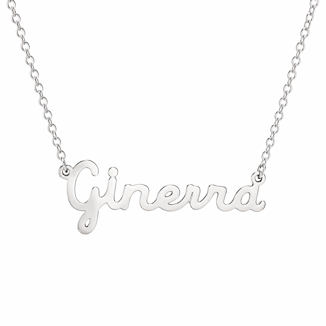 Fico Gioielli - Collana con Nome “Ginevra” in Argento 925
