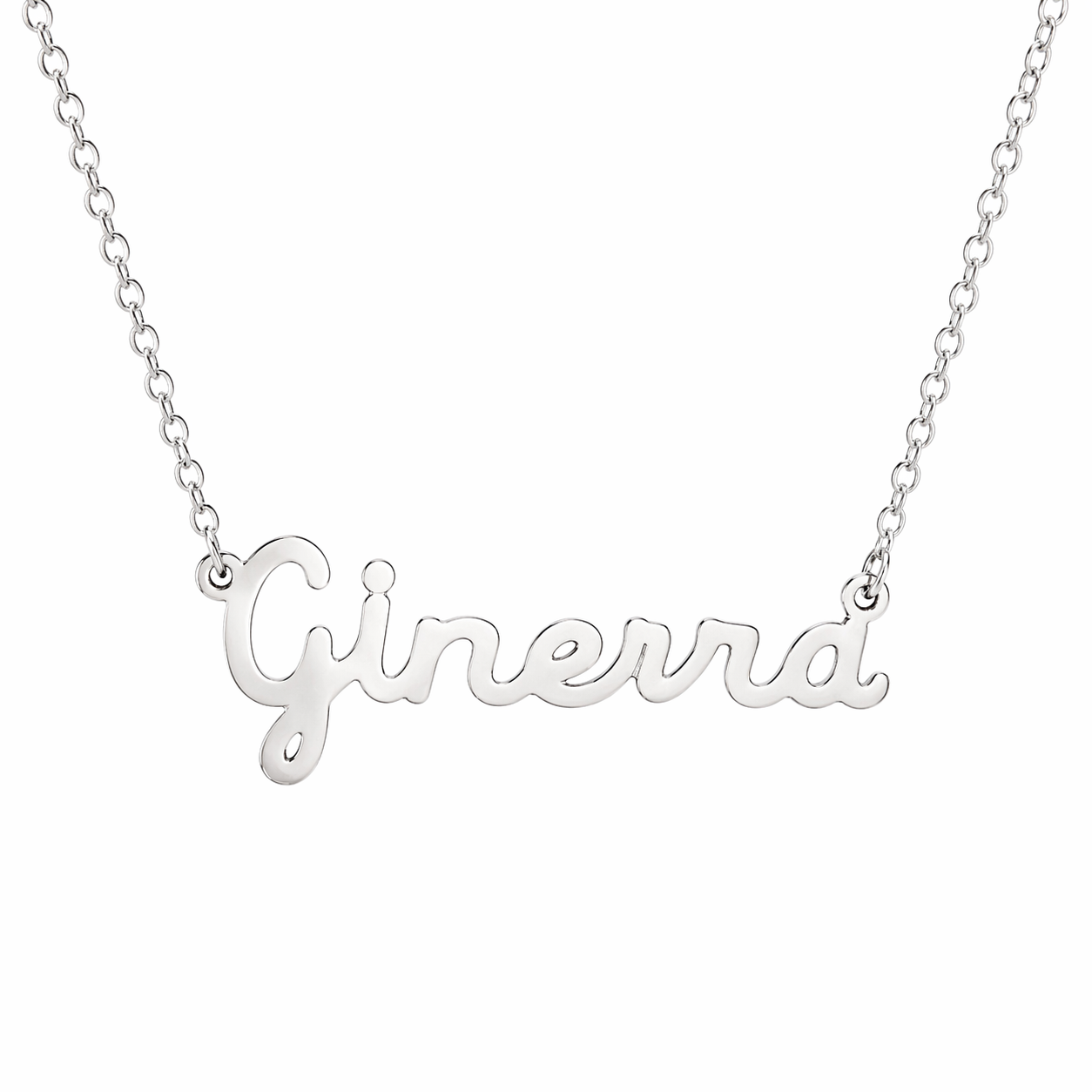 Fico Gioielli - Collana con Nome “Ginevra” in Argento 925