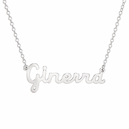 Fico Gioielli - Collana con Nome “Ginevra” in Argento 925