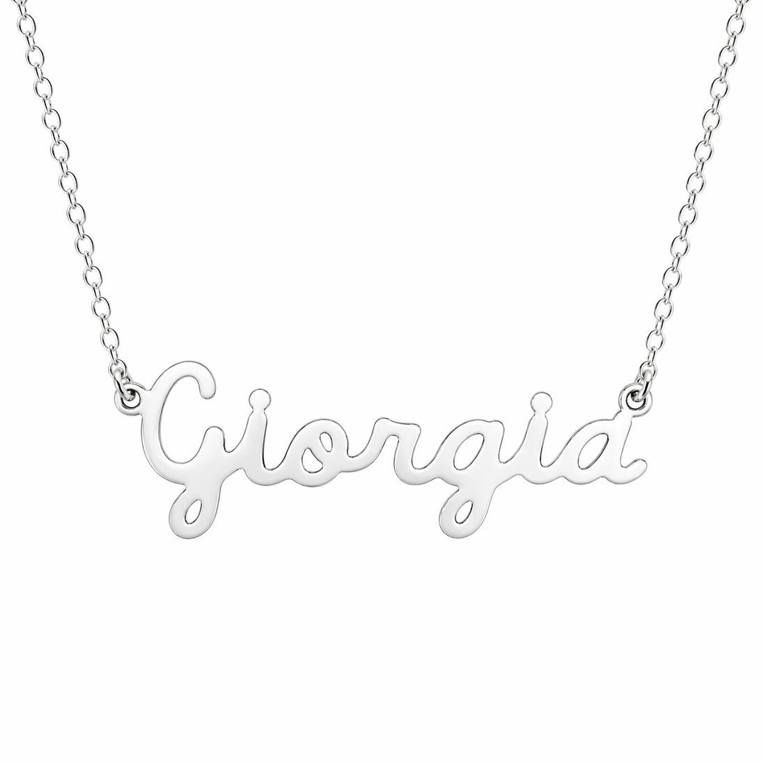 Fico Gioielli - Collana con Nome “Giorgia” in Argento 925