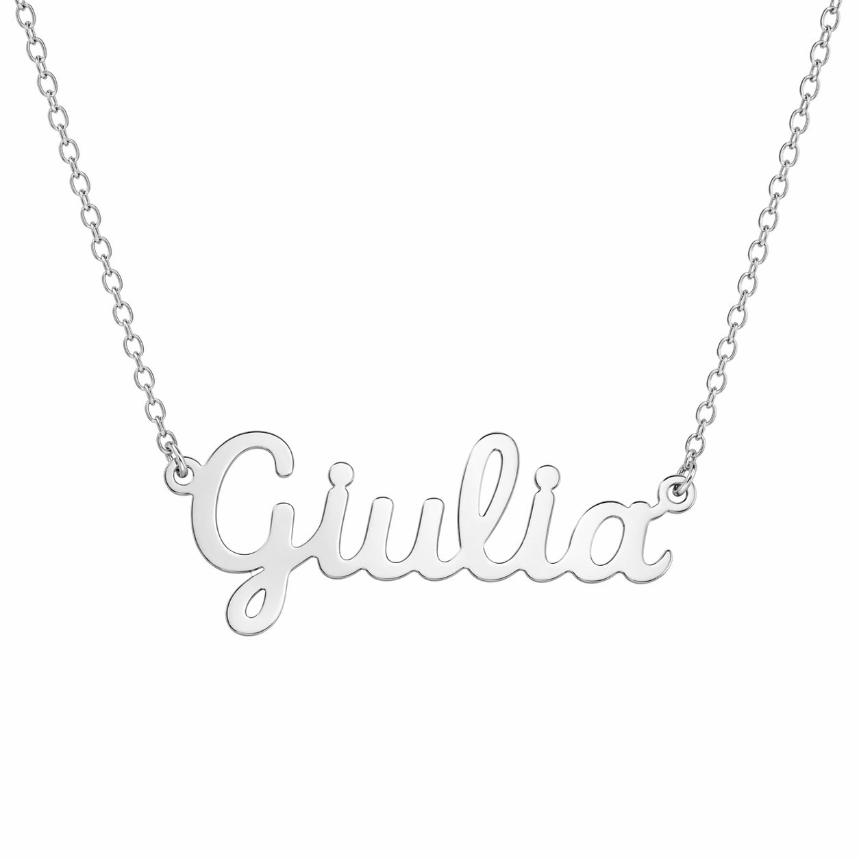 Fico Gioielli - Collana con Nome “Giulia” in Argento 925