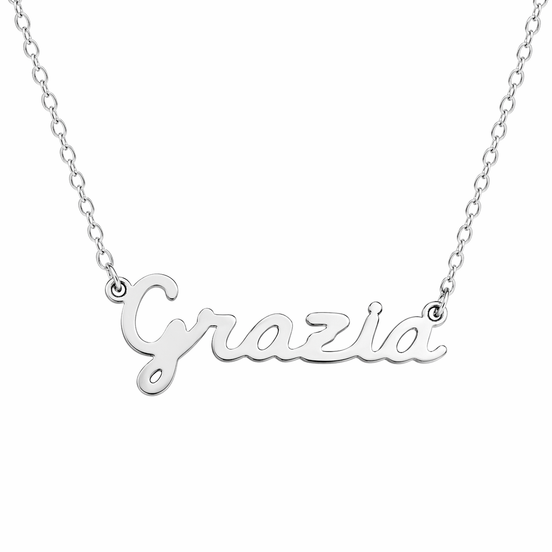 Fico Gioielli - Collana con nome “Grazia” in Argento 925