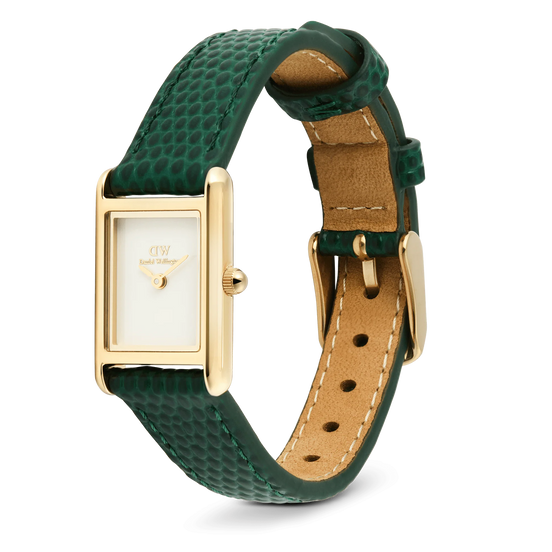 Daniel Wellington - Bound Mini Green Lizard Gold