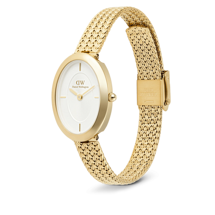 Daniel Wellington - Juliette Braided Mesh White Sunray Gold