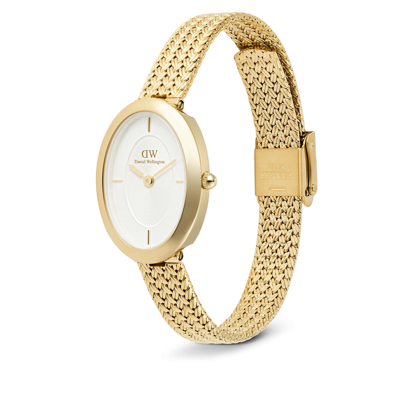 Daniel Wellington - Juliette Braided Mesh White Sunray Gold