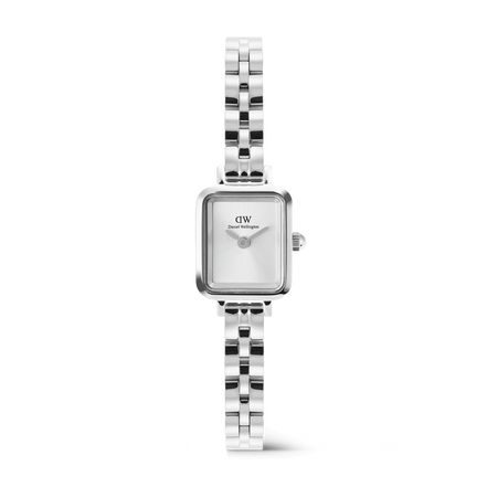 Daniel Wellington - Quadro Mini Arch 3-link White Sunray Silver