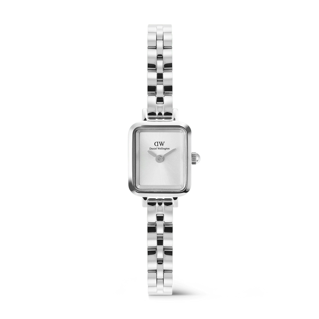 Daniel Wellington - Quadro Mini Arch 3-link White Sunray Silver