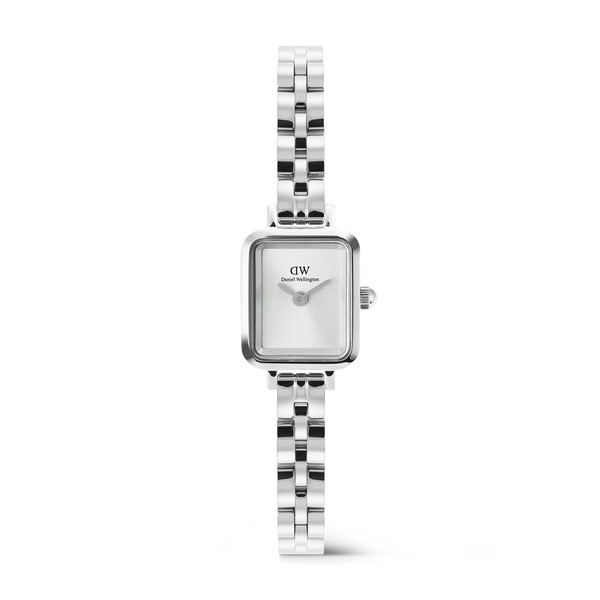 Daniel Wellington - Quadro Mini Arch 3-link White Sunray Silver