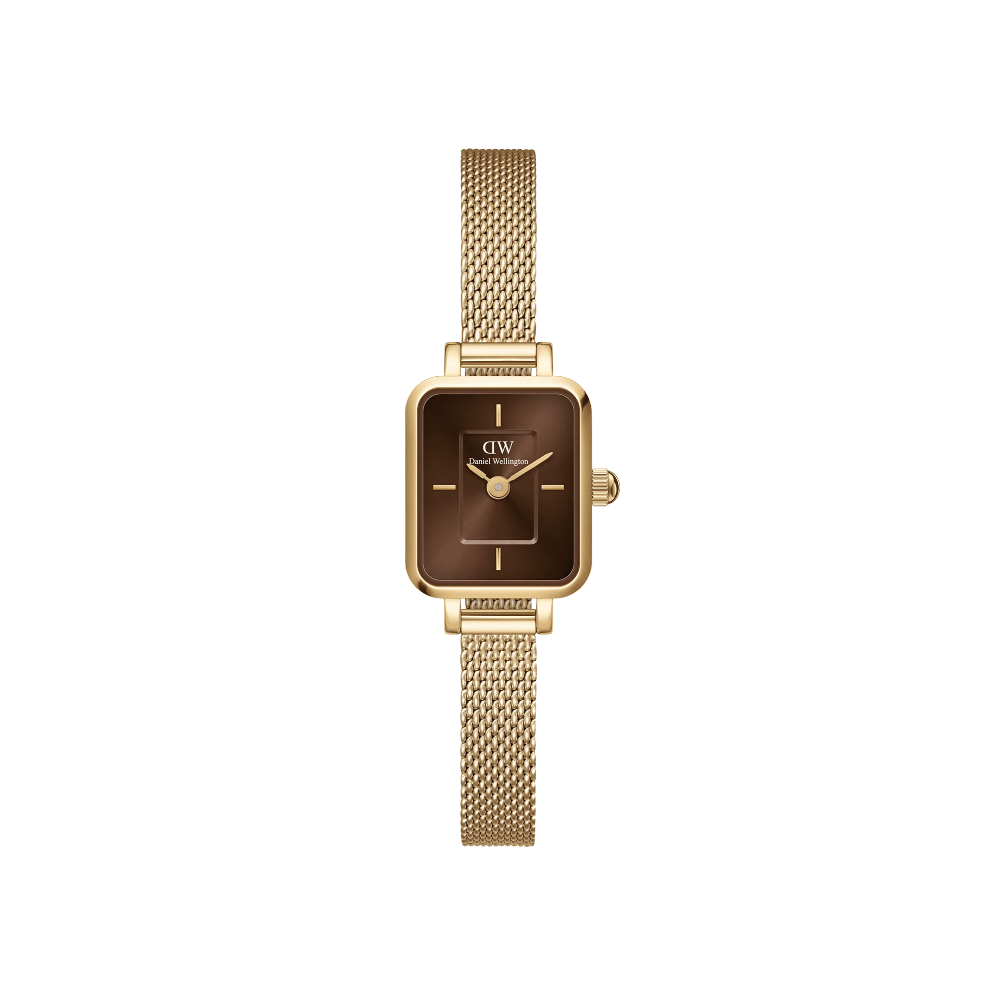 Daniel Wellington - Orologio Quadro Mini Evergold Amber