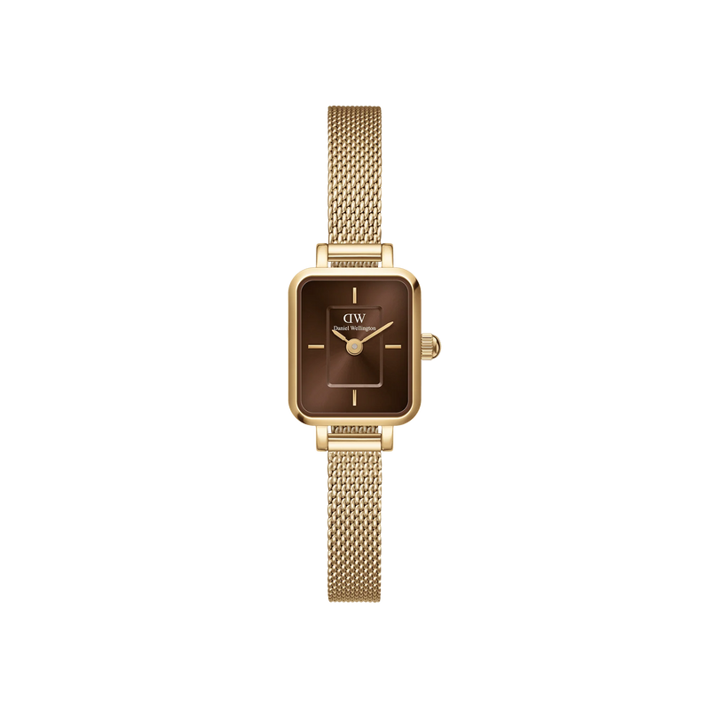 Daniel Wellington - Orologio Quadro Mini Evergold Amber