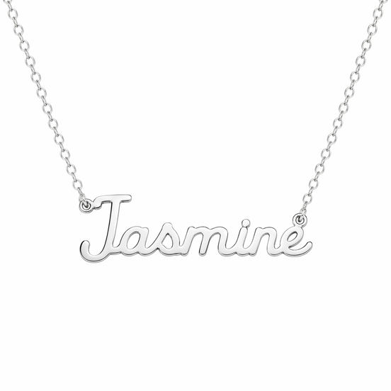 Fico Gioielli - Collana Nome “Jasmine” in Argento 925
