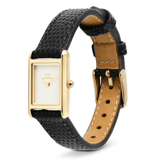 Daniel Wellington - Bound Mini Black Lizard Gold