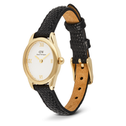 Daniel Wellington - Ophelia Mini Black Lizard White Guilloché Gold