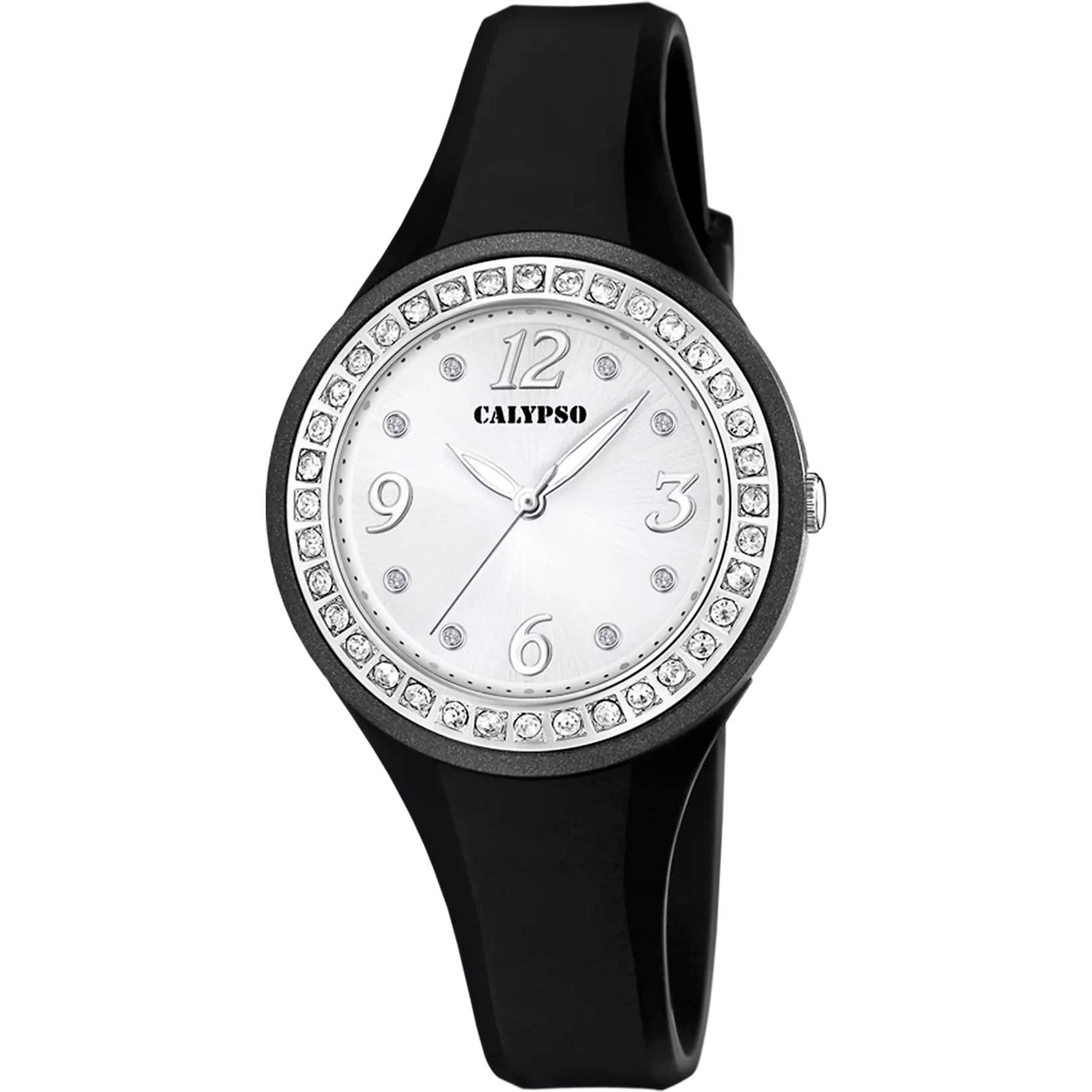 CALYPSO - OROLOGIO  TRENDY K5567/F BIANCO CINTURINO GOMMA, DONNA