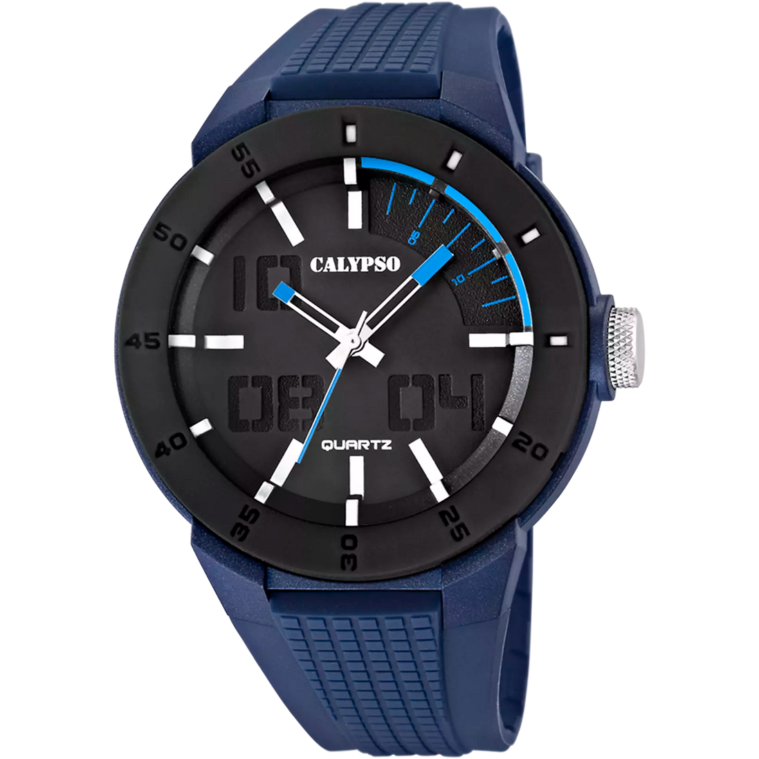 CALYPSO - OROLOGIO STREET STYLE K5629/3 NERO CINTURINO GOMMA