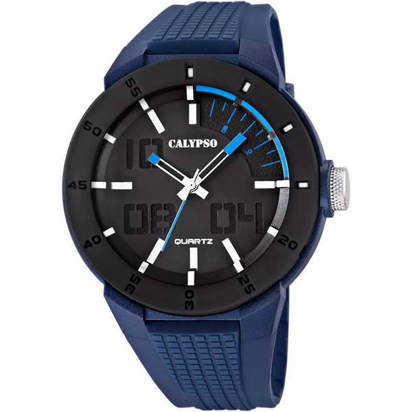 CALYPSO - OROLOGIO STREET STYLE K5629/3 NERO CINTURINO GOMMA