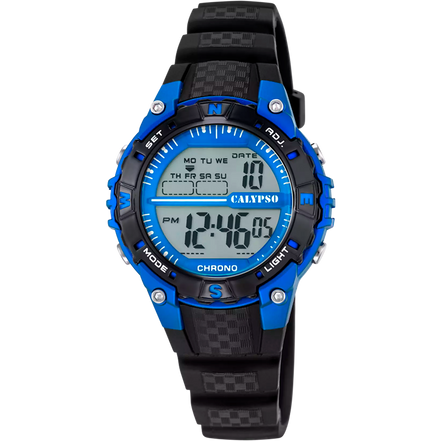 CALYPSO  - OROLOGIO K5684/5 AZZURO CINTURINO GOMMA