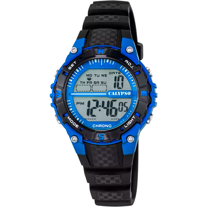 CALYPSO  - OROLOGIO K5684/5 AZZURO CINTURINO GOMMA