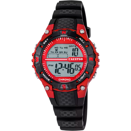 CALYPSO  - OROLOGIO K5684/6 ROSSO CINTURINO GOMMA