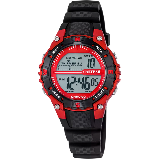 CALYPSO  - OROLOGIO K5684/6 ROSSO CINTURINO GOMMA