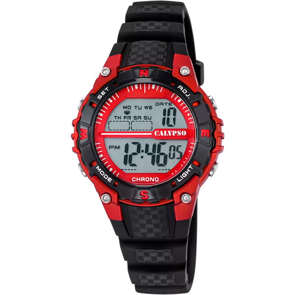 CALYPSO  - OROLOGIO K5684/6 ROSSO CINTURINO GOMMA