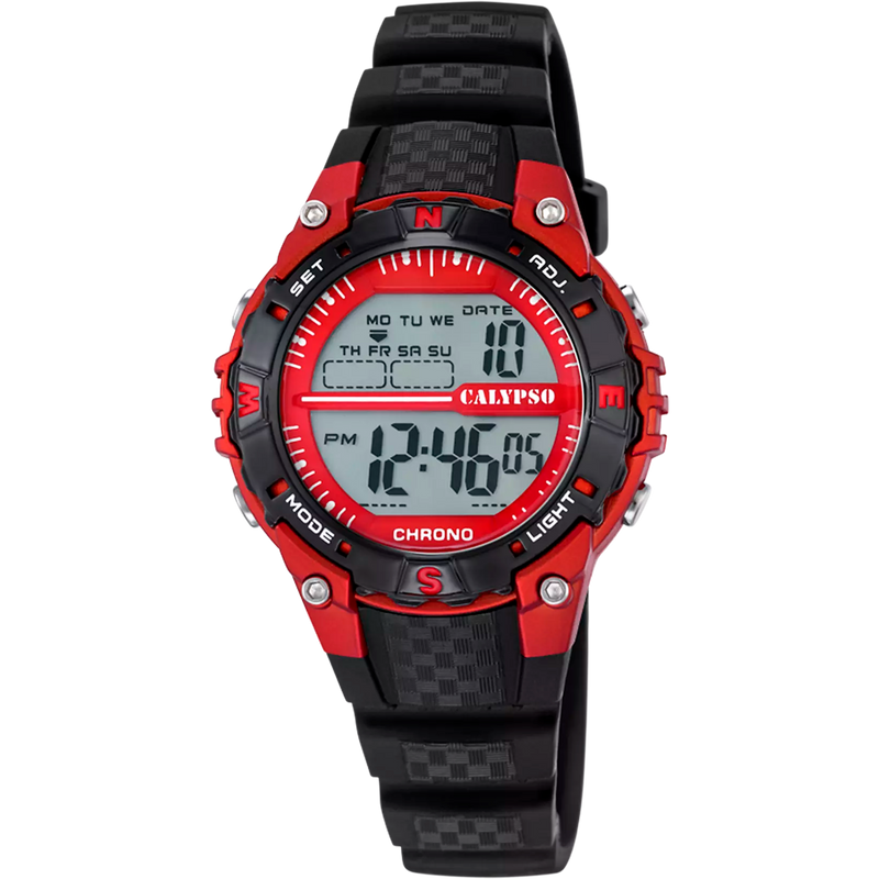 CALYPSO  - OROLOGIO K5684/6 ROSSO CINTURINO GOMMA