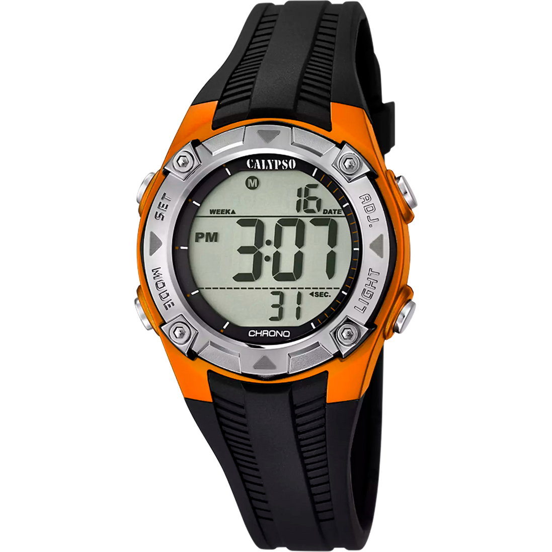 CALYPSO - OROLOGIO K5685/7 ARANCIONE CINTURINO GOMMA