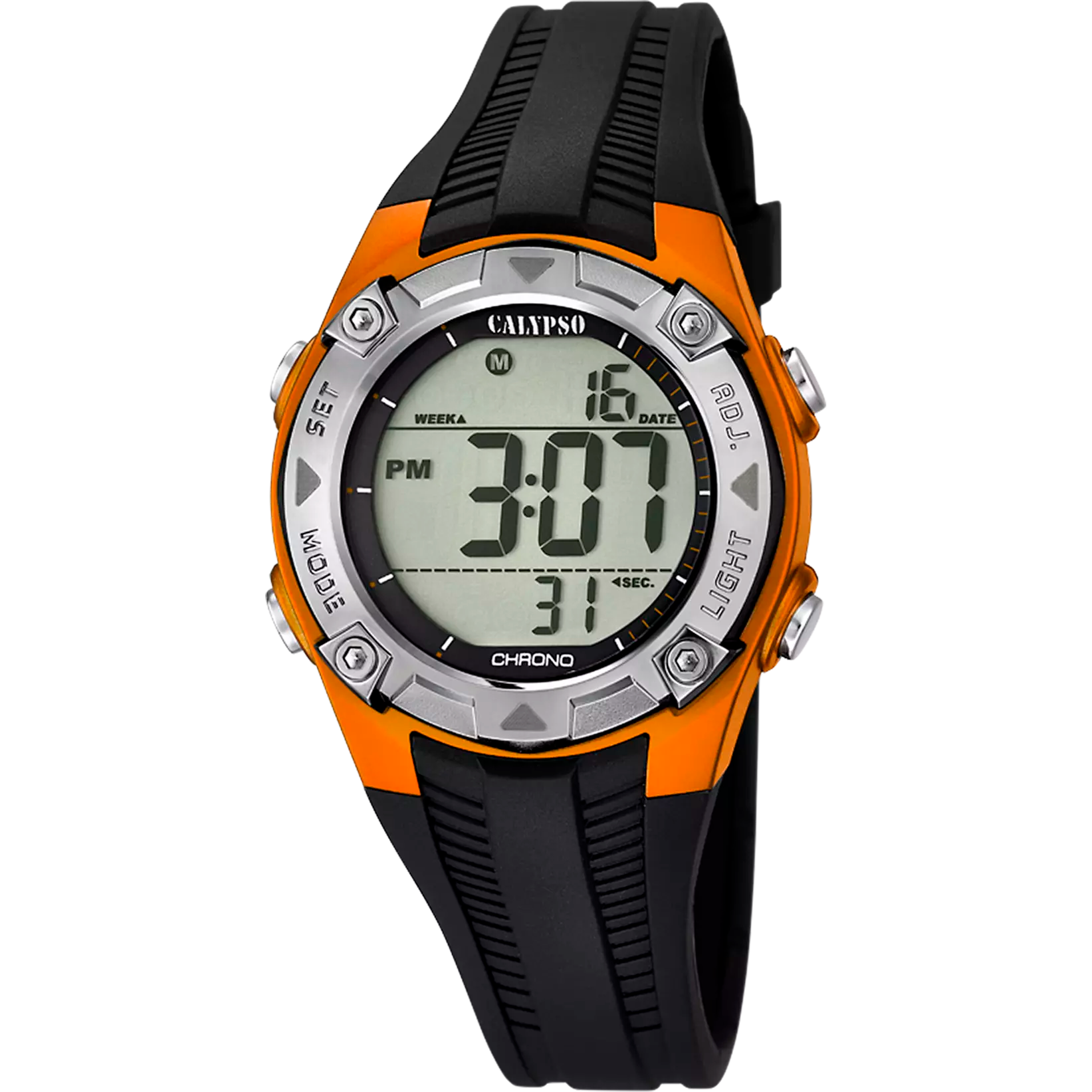 CALYPSO - OROLOGIO K5685/7 ARANCIONE CINTURINO GOMMA