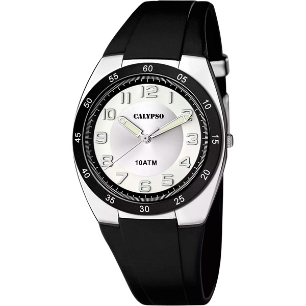 CALYPSO - OROLOGIO  STREET STYLE K5753/5 BIANCO CINTURINO GOMMA, UOMO
