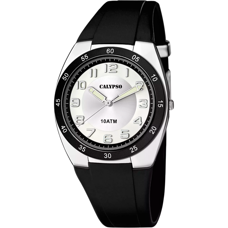 CALYPSO - OROLOGIO  STREET STYLE K5753/5 BIANCO CINTURINO GOMMA, UOMO