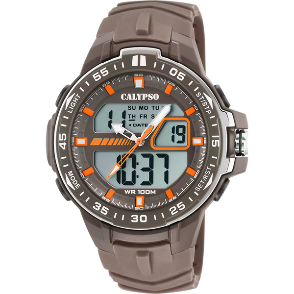 CALYPSO - OROLOGIO  UOMO K5766/1 CASSA IN GOMMA MULTI STRAP CINTURINO IN GOMMA GRIGIO